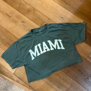Miami cropped Tee